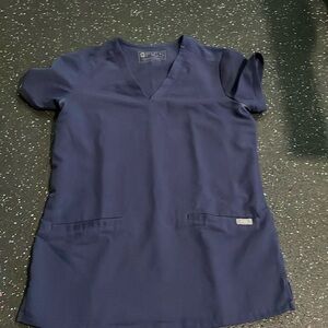 Figs scrub top XXS color navy blue